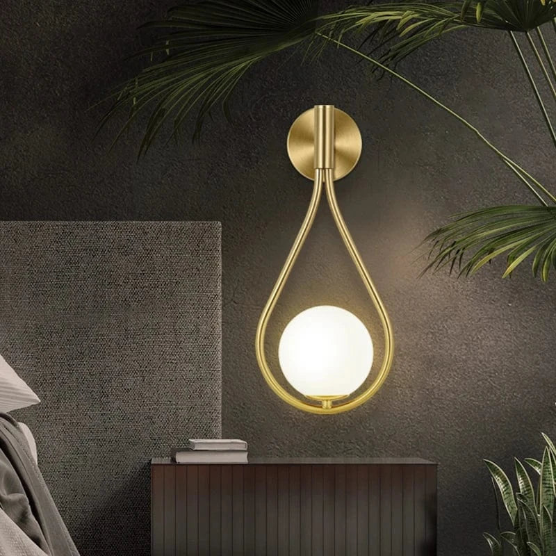 Verthara Nordic Glass Wall Lamp - G9 LED