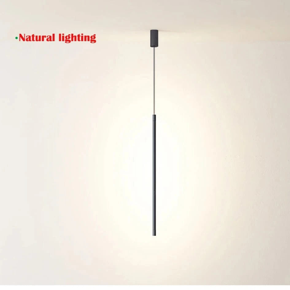 Verthara Nordic LED Long Hanging Chandelier for Living Room and Bedroom – Stylish Wall and Floor Lighting