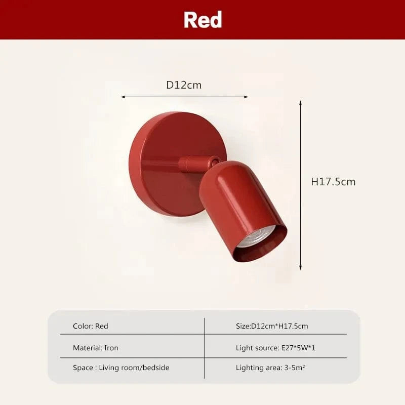 Verthara Nordic LED Wall Light – Minimalist Design – Iron Construction – Tri-Colour Options – Indoor Use – Ideal for Bedroom and Hallway