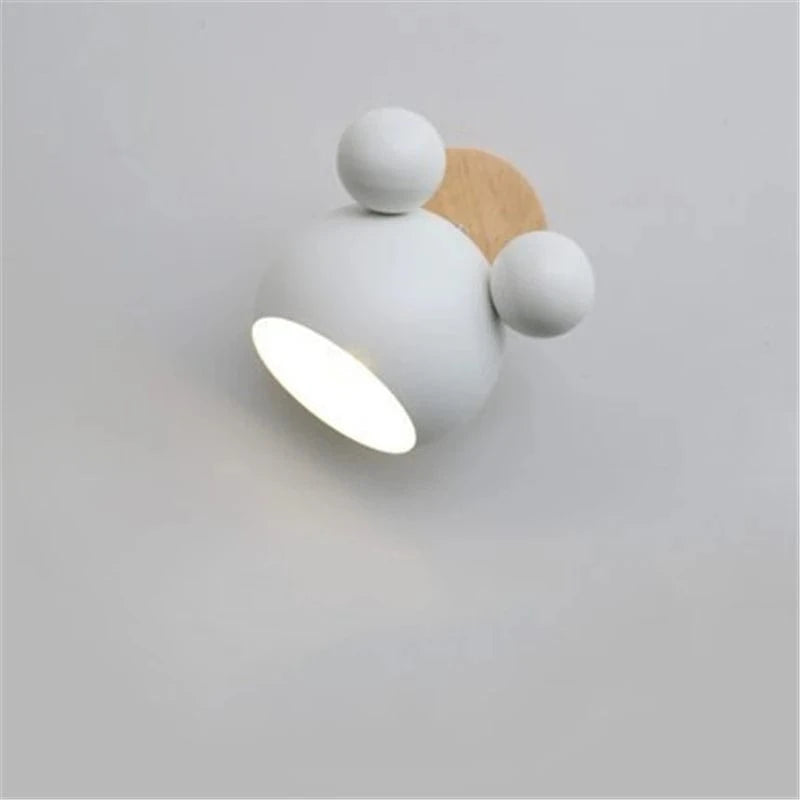 Verthara Nordic LED Wall Light – Simple Design – Soft Tones – Ideal For Children's Room – Compact Size - Indoor Lighting White