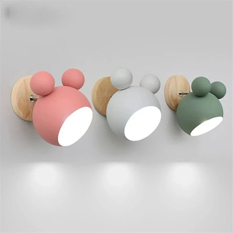 Verthara Nordic LED Wall Light – Simple Design – Soft Tones – Ideal For Children's Room – Compact Size - Indoor Lighting