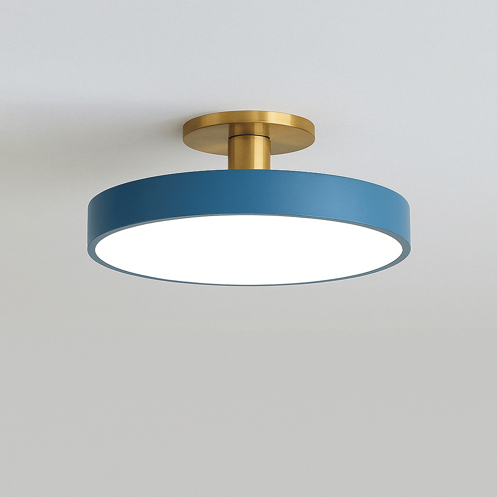 Verthara Nordic Macaron LED Ceiling Light Blue / D30CM-24W / Warm light-3000k