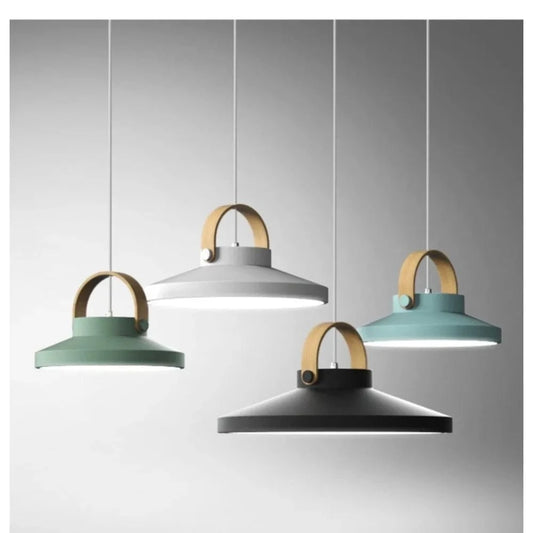 Verthara Nordic Minimalist Chandelier Light – Solid Wood and Iron Hanging Lamp for Modern Home and Bar Decor