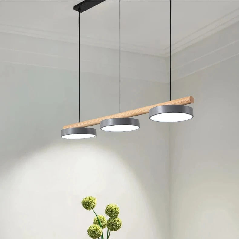 Verthara Nordic Wooden LED Ceiling Chandelier – Elegant Lighting for Living Room and Dining Room, Energy-Efficient Design