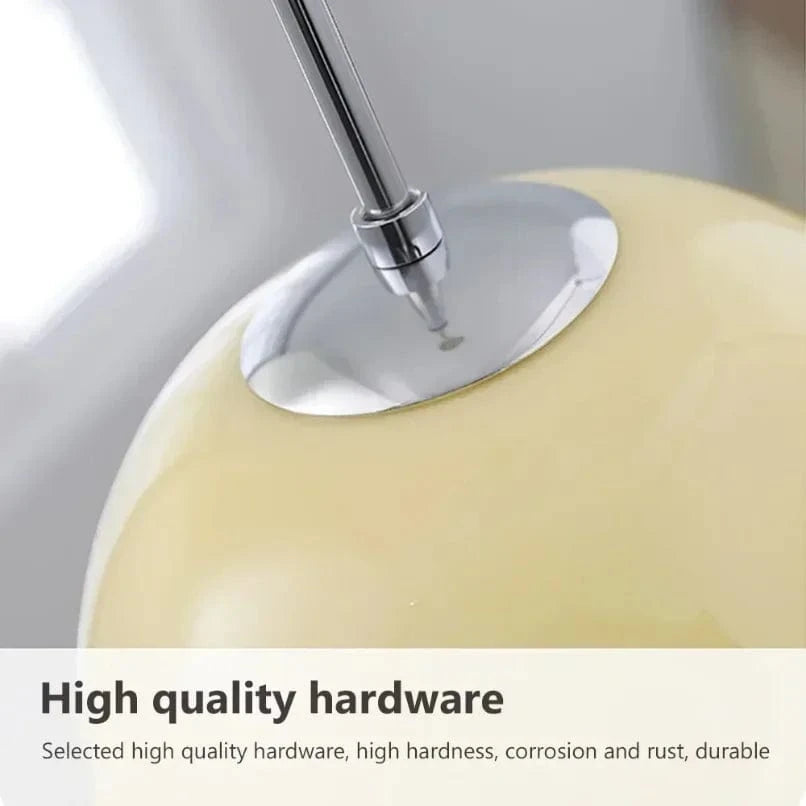 Verthara Orange Round Ball Pendant Light for Cafe, Bar, Restaurant, and Hotel – Stylish Hanging Ceiling Lamp