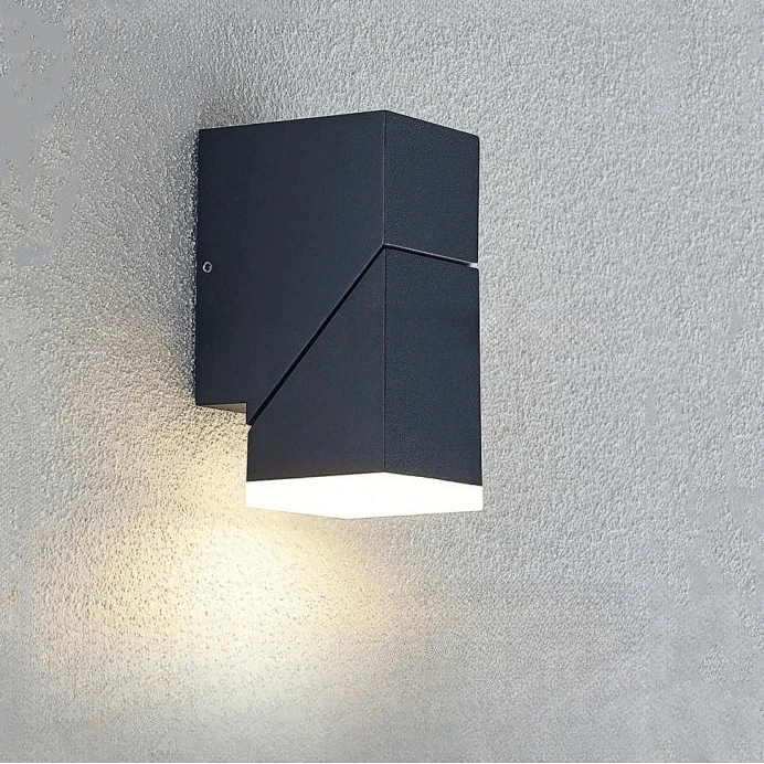 Verthara Outdoor LED Wall Lamp with Motion Sensor – Waterproof Adjustable Brightness Exterior Wall Light for Garden and Porch 1Head / No Sensor
