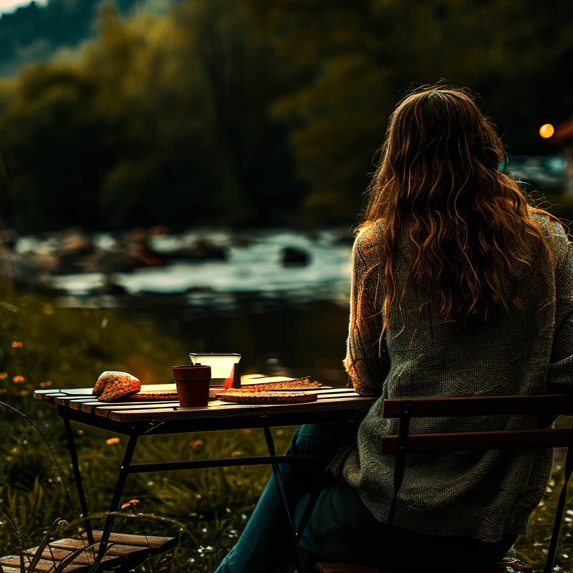 Verthara Outdoor Solar-Powered Modern Garden Lantern