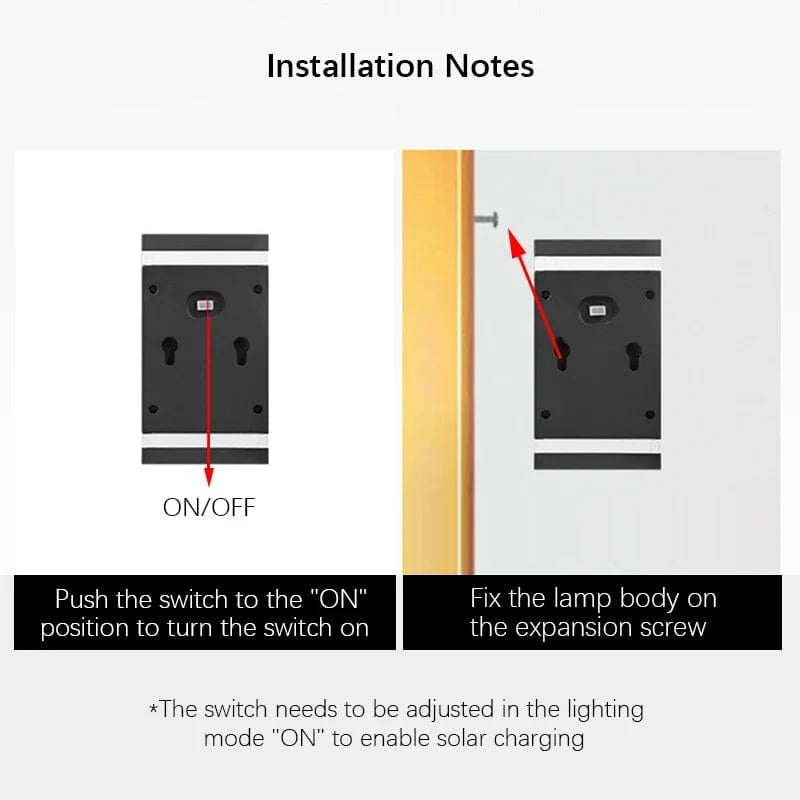Verthara Outdoor Solar Wall Lamp with 6 LEDs – Waterproof Up and Down Lights for Garden and Terrace
