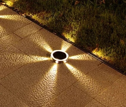 Verthara Outdoor Solar Wall Light with 8 Modes – Waterproof Garden Lantern for Deck and Fence, Energy Efficient and Elegant Design Warm Light