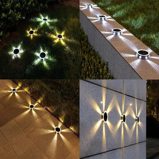 Verthara Outdoor Solar Wall Light with 8 Modes – Waterproof Garden Lantern for Deck and Fence, Energy Efficient and Elegant Design