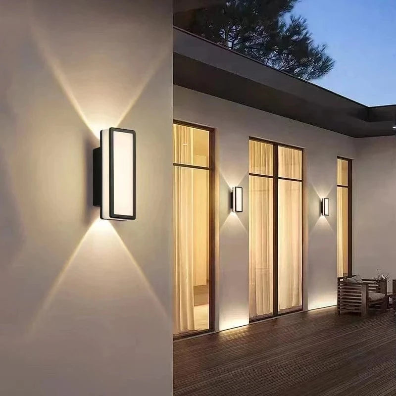 Verthara Outdoor Waterproof LED Wall Lamp for Garden and Porch – IP65 Rated, 7W/12W/24W Options, Warm White