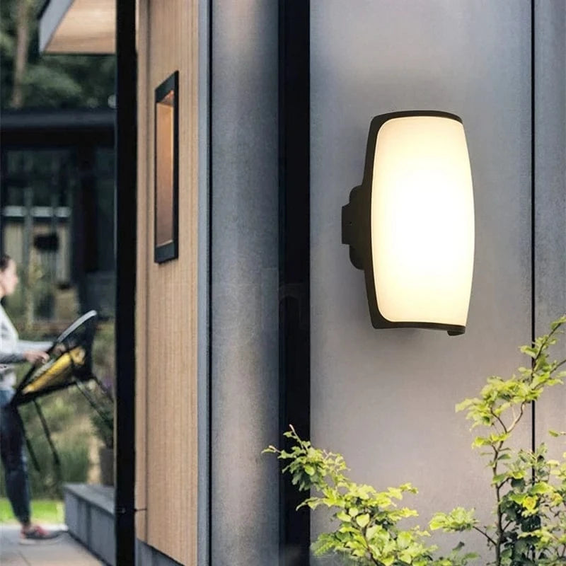 Verthara Outdoor Waterproof LED Wall Lamp for Garden and Porch – IP65 Rated, 7W/12W/24W Options, Warm White