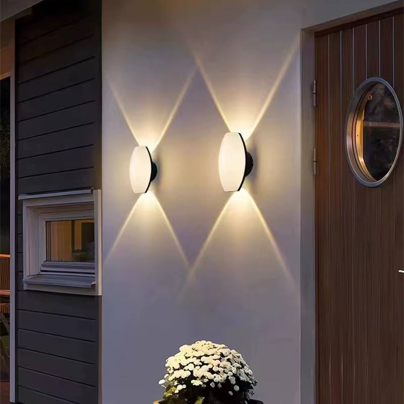 Verthara Outdoor Waterproof LED Wall Lamp for Garden and Porch – IP65 Rated, 7W/12W/24W Options, Warm White D