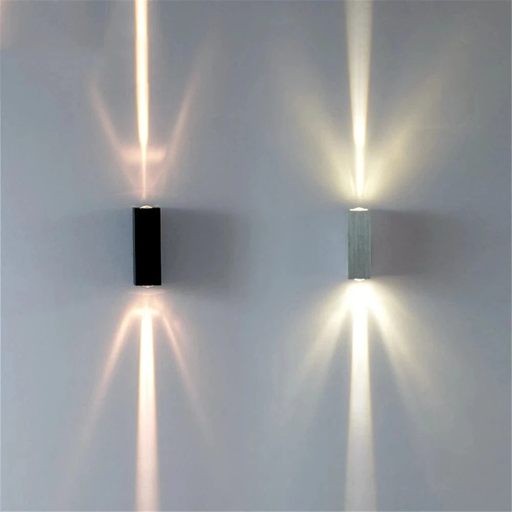 Verthara Outdoor Waterproof LED Wall Lamp – Modern Aluminum Sconce for Porch and Garden Lighting, IP65 Exterior Wall Lights