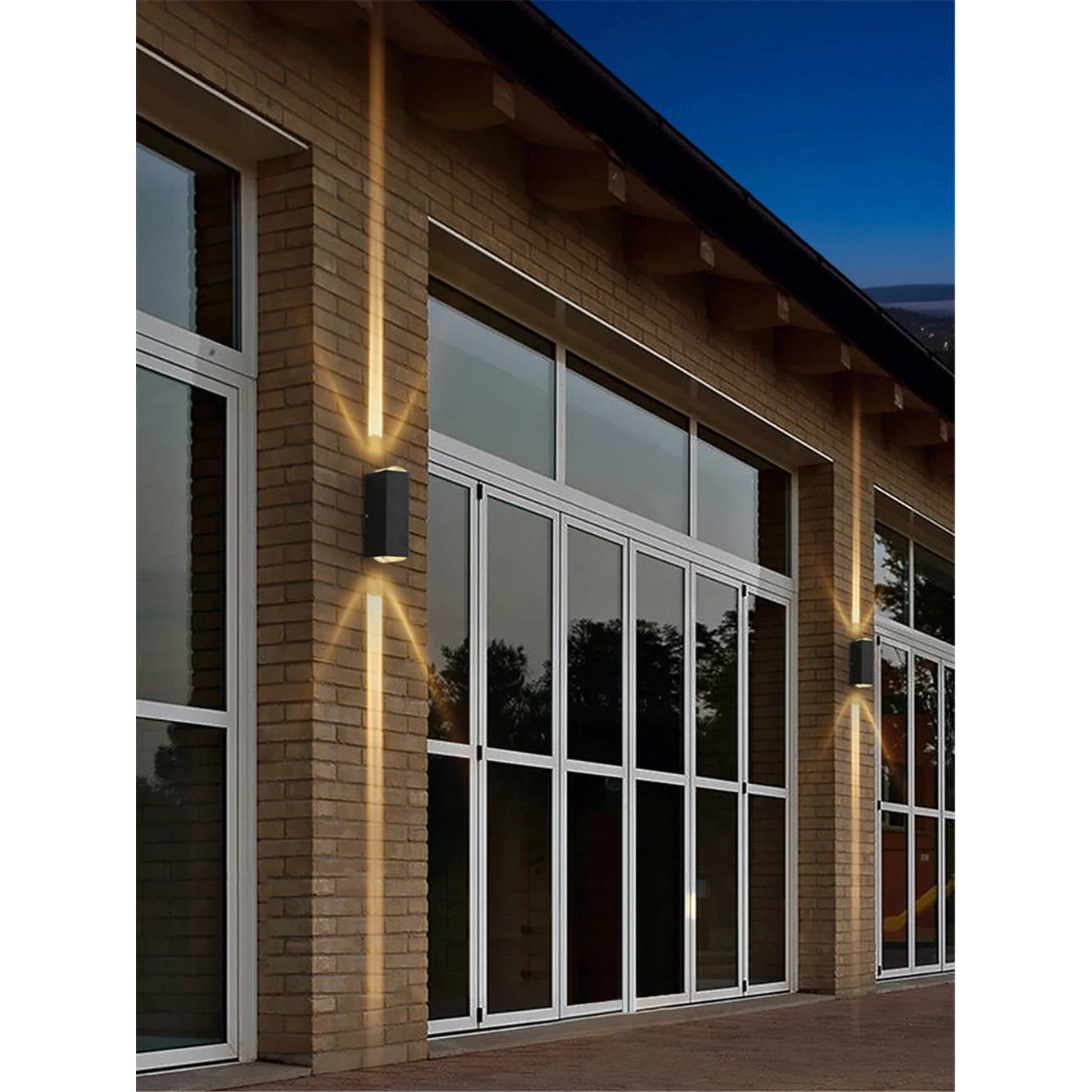 Verthara Outdoor Waterproof LED Wall Lamp – Modern Aluminum Sconce for Porch and Garden Lighting, IP65 Exterior Wall Lights