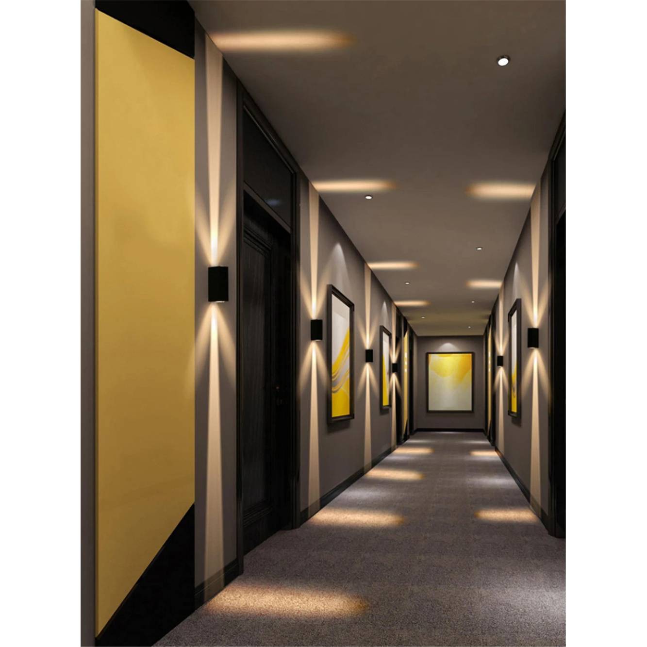 Verthara Outdoor Waterproof LED Wall Lamp – Modern Aluminum Sconce for Porch and Garden Lighting, IP65 Exterior Wall Lights