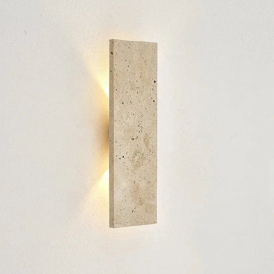 Verthara Outdoor Waterproof LED Wall Lamp with Natural Stone Design – Stylish Wall Sconce Lighting for Patios and Exterior Spaces 35cm / outdoor
