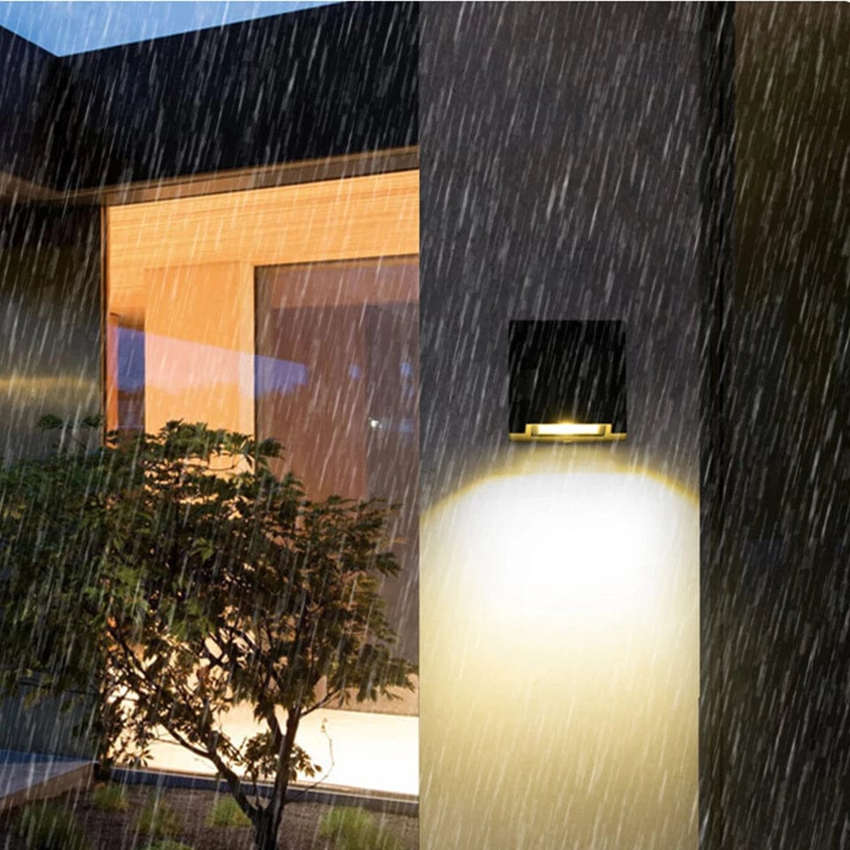 Verthara Outdoor Waterproof LED Wall Light Fixture – Modern Aluminum Sconce for Garden and Porch, IP65 Waterproof, 5W and 10W Options