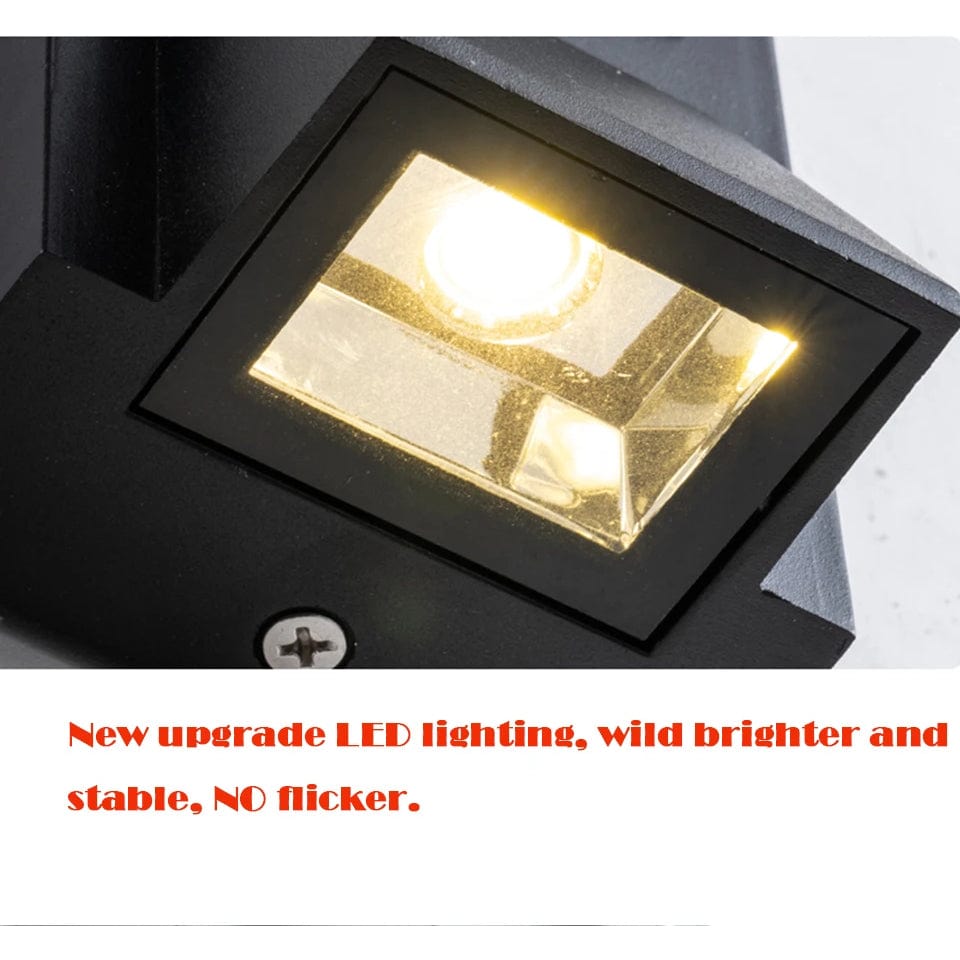 Verthara Outdoor Waterproof LED Wall Light Fixture – Modern Aluminum Sconce for Garden and Porch, IP65 Waterproof, 5W and 10W Options