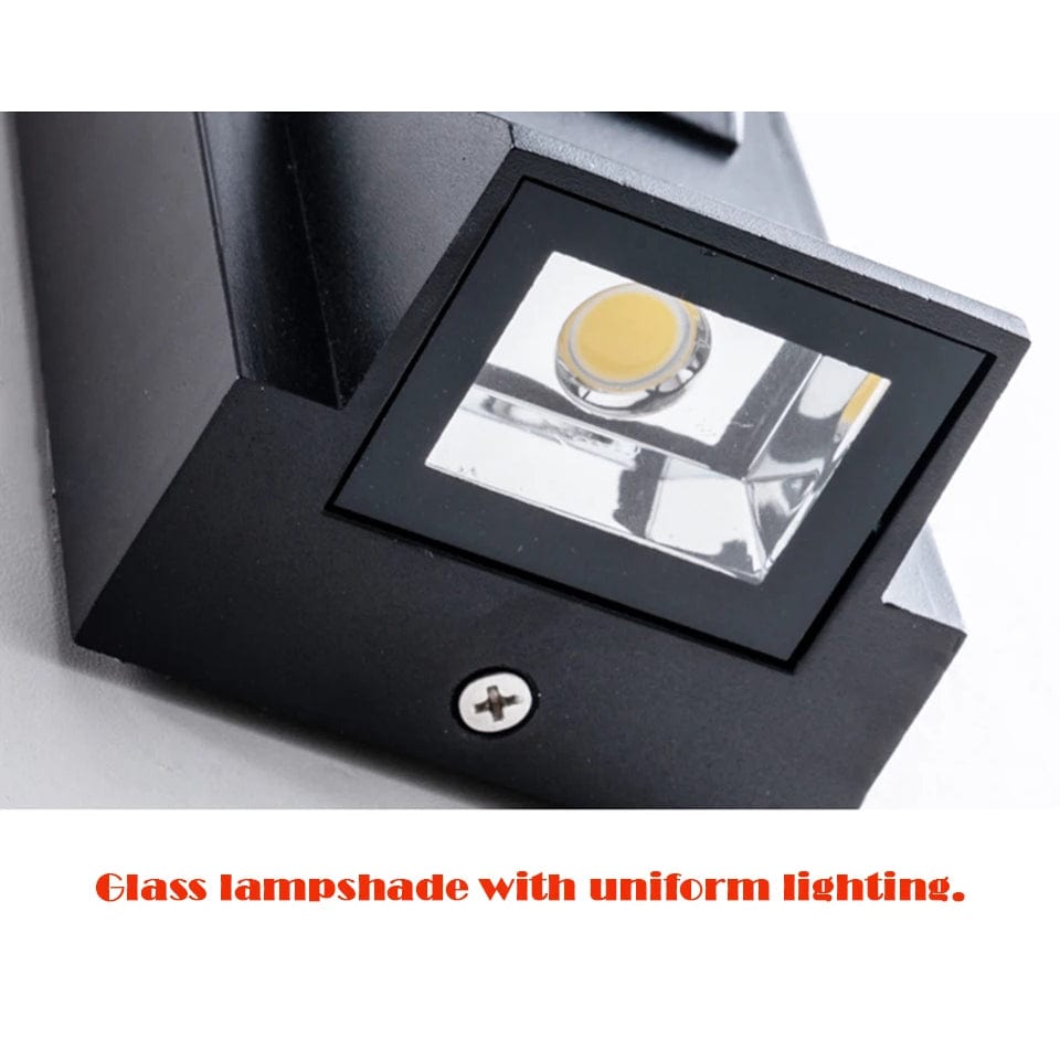 Verthara Outdoor Waterproof LED Wall Light Fixture – Modern Aluminum Sconce for Garden and Porch, IP65 Waterproof, 5W and 10W Options