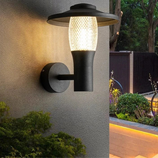 Verthara Outdoor Waterproof LED Wall Light – Modern Garden Wall Lantern with IP65 Rating for Villas and Balconies