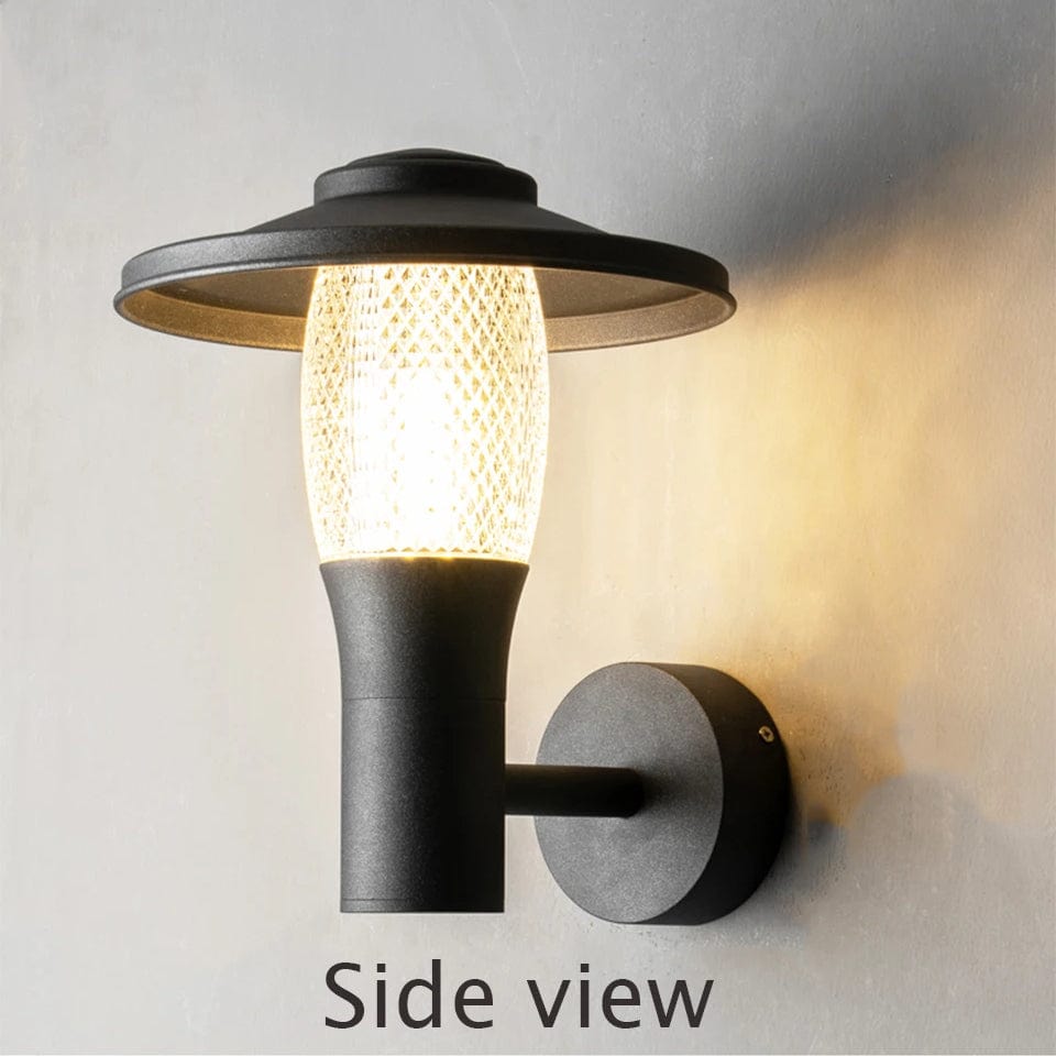 Verthara Outdoor Waterproof LED Wall Light – Modern Garden Wall Lantern with IP65 Rating for Villas and Balconies