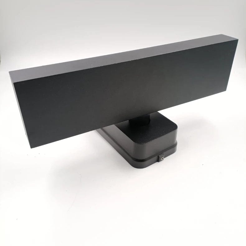 Verthara PIR Motion Sensor Outdoor Wall Light - Rotatable Design - IP65 Waterproof - Warm White - Adjustable Length - Aluminium And Glass