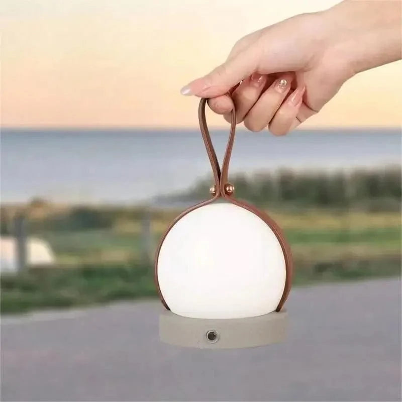 Verthara Portable LED Solar Camping Lamp – Cordless, Rechargeable, Indoor/Outdoor Use, Modern Design, Energy-Efficient Lighting