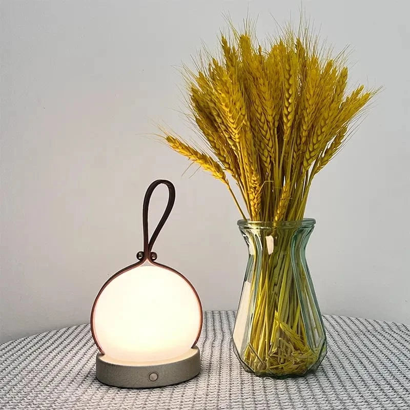 Verthara Portable LED Solar Camping Lamp – Cordless, Rechargeable, Indoor/Outdoor Use, Modern Design, Energy-Efficient Lighting