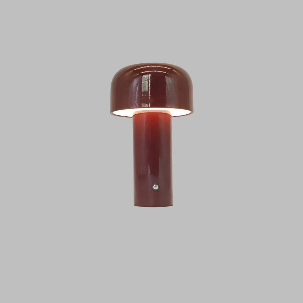 Verthara Portable LED Table Lamp - Cordless - Touch Control - Rechargeable - Modern Design - Ideal For Bedside or Desk Use Wine red