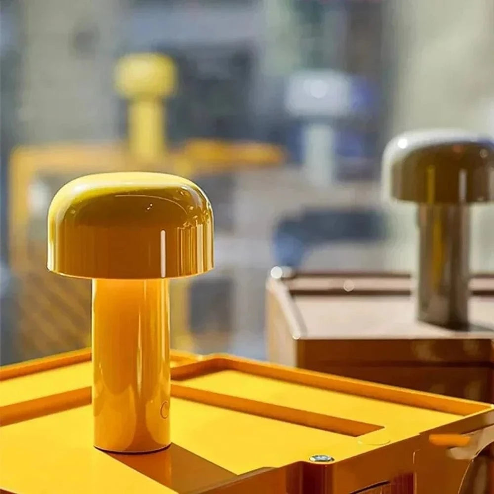 Verthara Portable LED Table Lamp - Cordless - Touch Control - Rechargeable - Modern Design - Ideal For Bedside or Desk Use