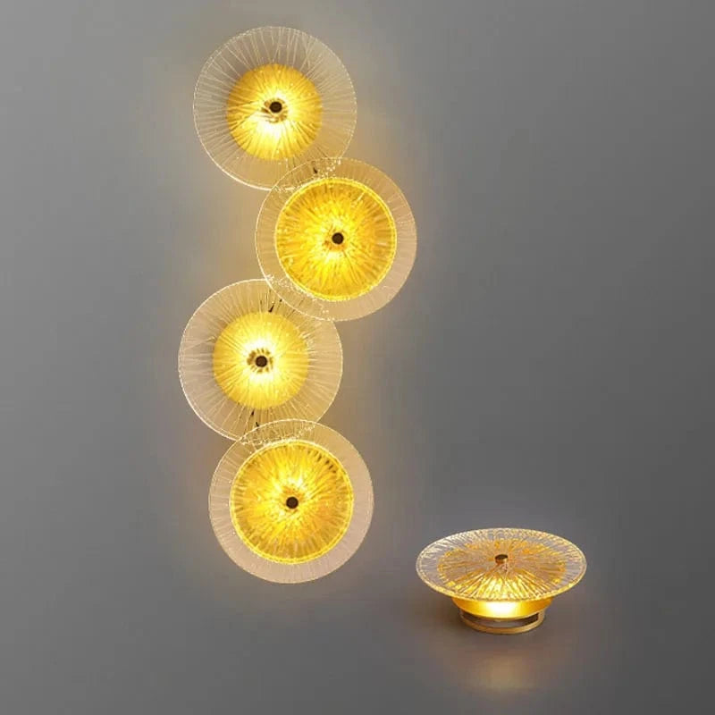 Verthara Postmodern Glass Wall Sconce Lighting for Living Room and Aisle – Elegant Wall Lamp Fixture