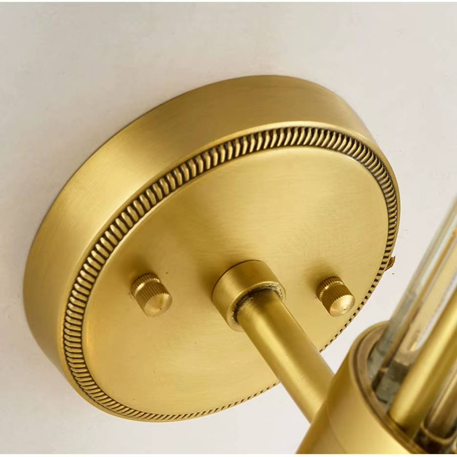 Verthara Premium Copper Wall Sconce Lighting Fixture with E14 Base – Elegant Indoor Wall Lamp for Living Room, Bedroom, and Hallway