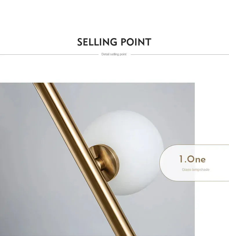 Verthara Premium Magic Beans Glass Ball Floor Lamp