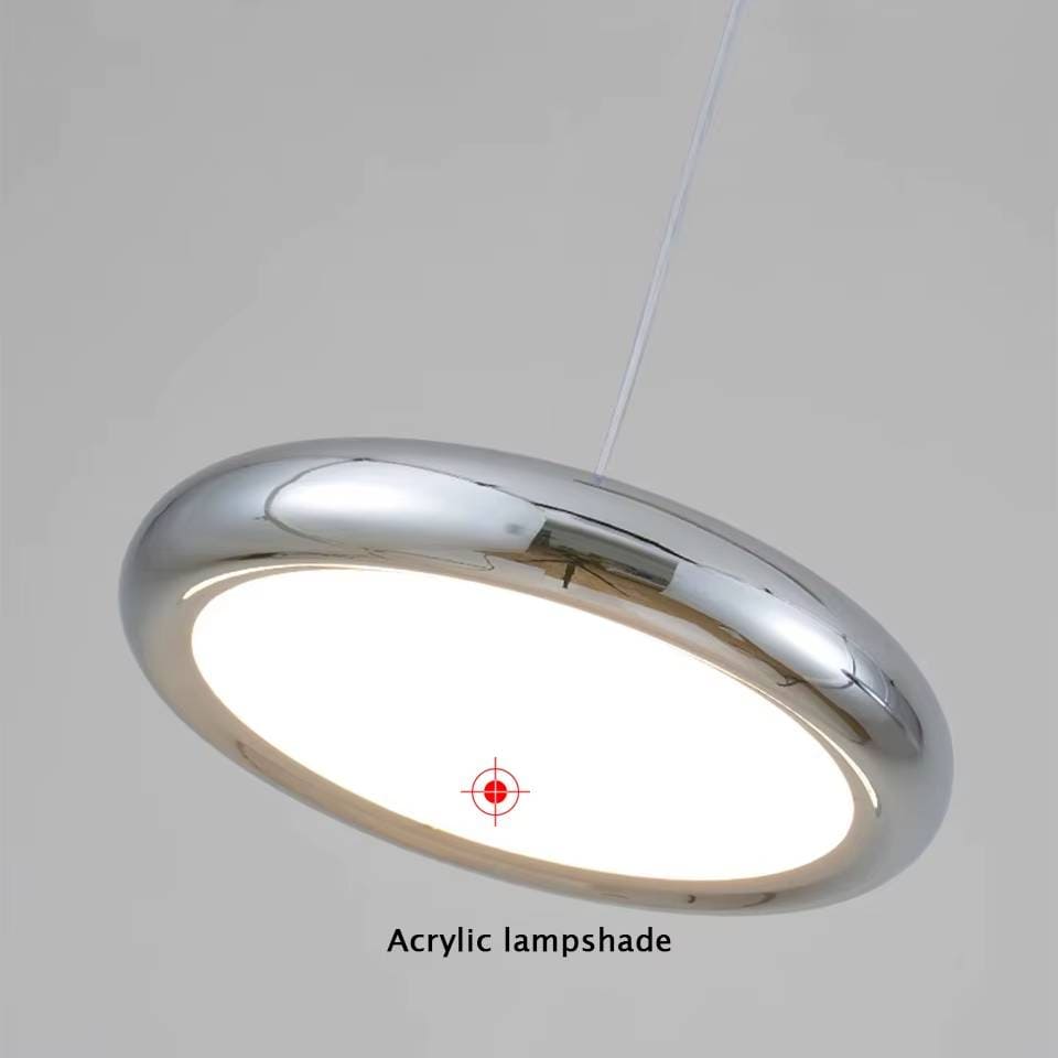 Verthara Premium Minimalist Round Black Pendant Light – Dimmable LED Kitchen Pendant Lighting for Home and Commercial Spaces