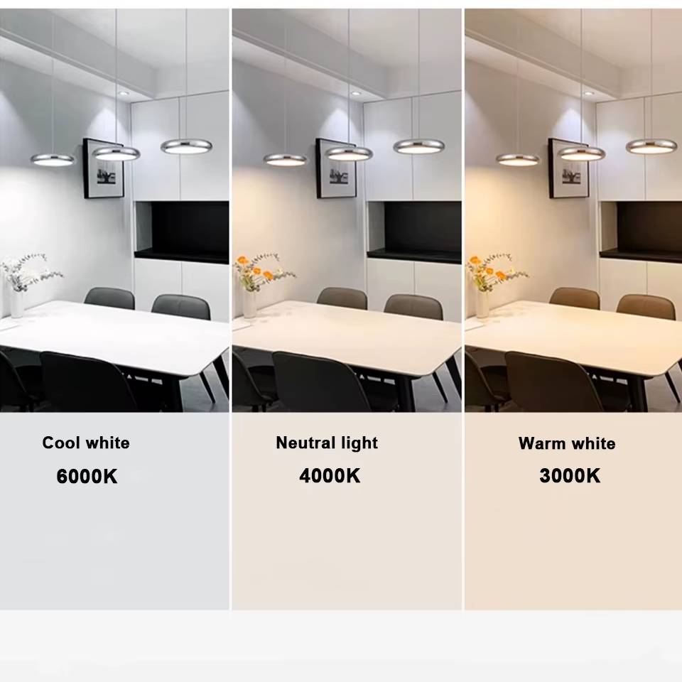 Verthara Premium Minimalist Round Black Pendant Light – Dimmable LED Kitchen Pendant Lighting for Home and Commercial Spaces