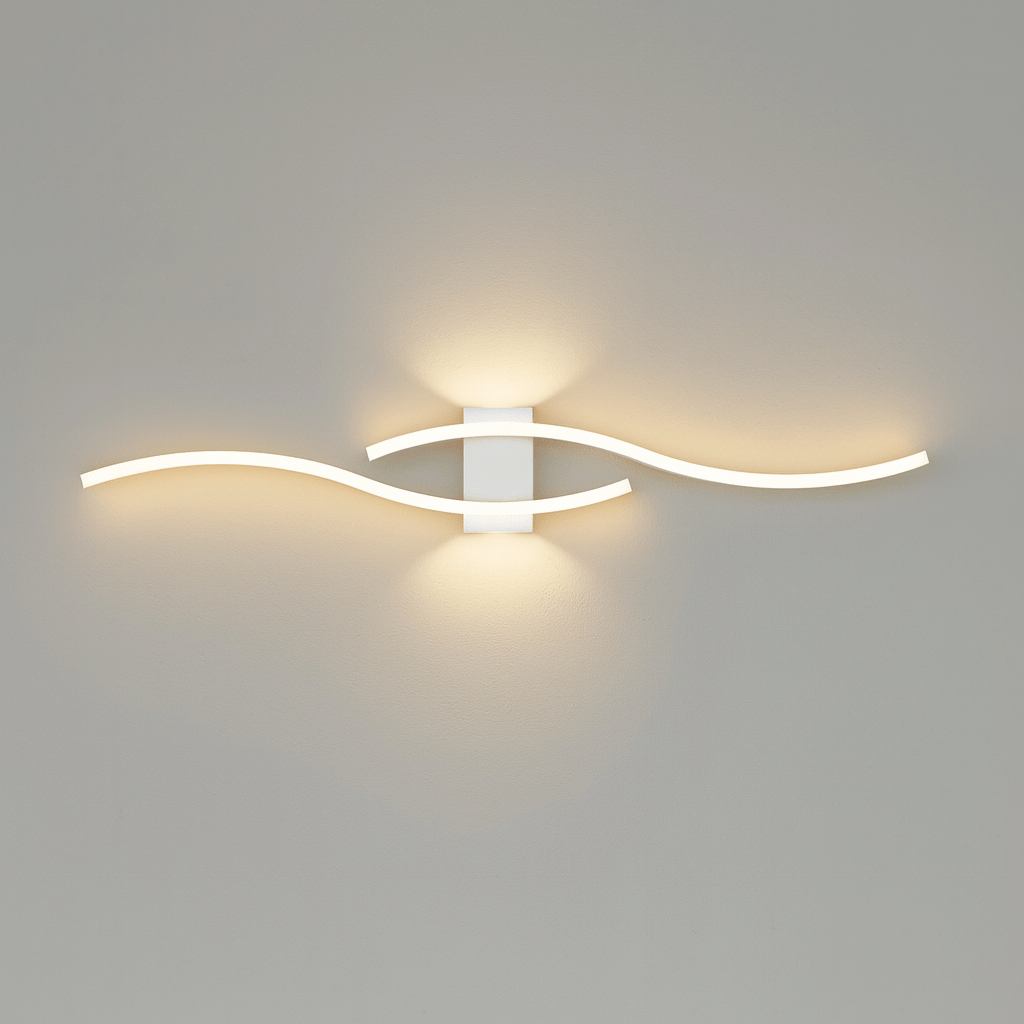 Verthara Premium Modern LED Wall Lamp with Remote Control – Adjustable Length and Color for Indoor Wall Lighting and Sconce Use White 80cm / Warm White No RC