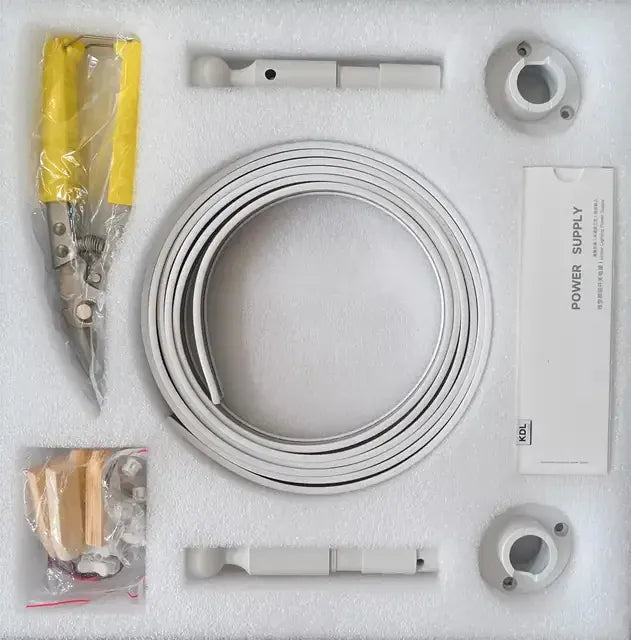 Verthara Premium Modern LED Wall Light - Wall-Mounted - Indoor Use - Linear Design - Black And White - Ideal For Living Room And Bathroom