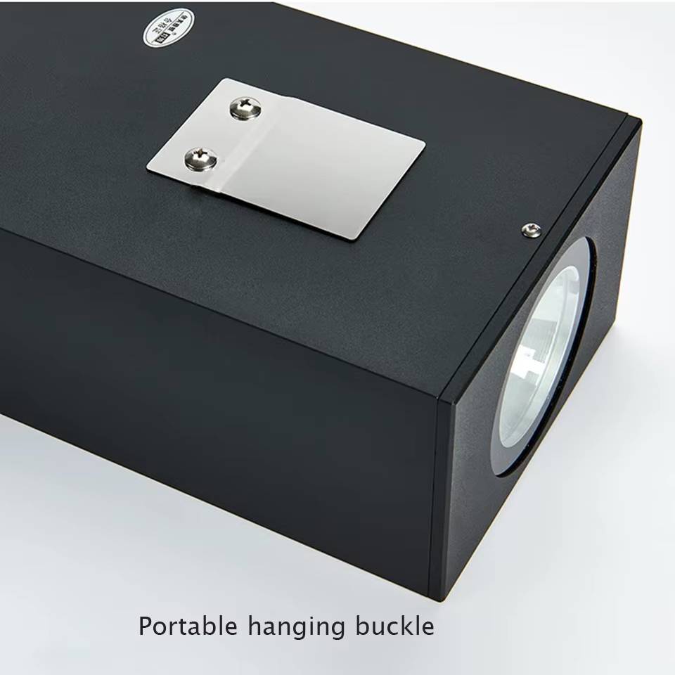 Verthara Premium Modern Outdoor Wall Lamp – IP67 Waterproof Aluminum Sconce Light for Garden and Porch – Exterior Wall Lights in Black and White