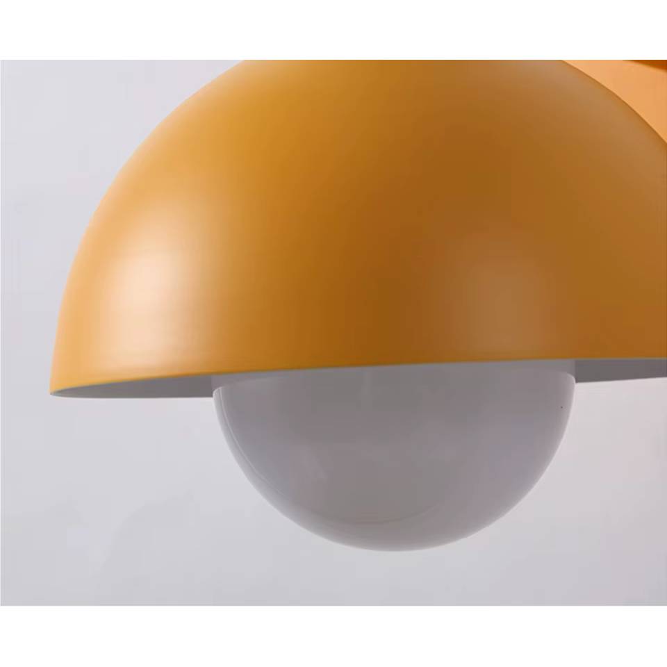 Verthara Premium Nordic Wooden Wall Sconce - Modern LED Wall Lamp in Green, Orange, and White for Home and Restaurant Decor