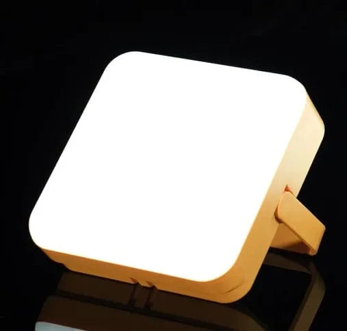 Verthara Rechargeable LED Camping Lantern with Power Bank – Dimmable Camping Lights for Outdoor Adventures Yellow