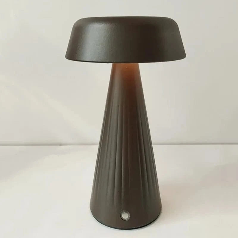 Verthara Rechargeable LED Night Light with Touch Control – Mushroom Design for Bedroom and Bedside Table Coffee