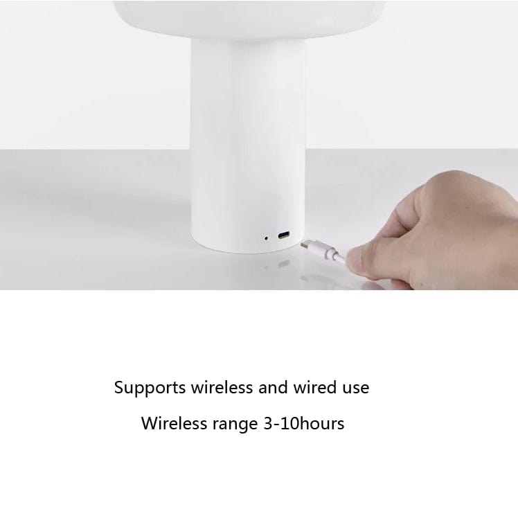 Verthara Rechargeable LED Table Lamp - Cordless - Adjustable Height - Multi-Colour - Indoor/Outdoor Use - Durable Iron and Acrylic