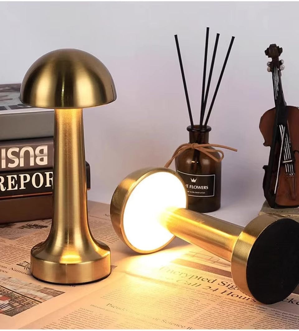 Verthara Rechargeable LED Table Lamp – Cordless - Touch Dimming - Modern Design - 3 Colour Temperatures - Portable For Indoor/Outdoor Use