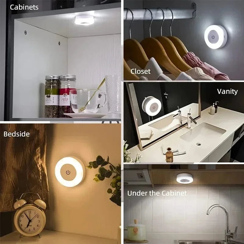 Verthara Rechargeable LED Touch Night Light