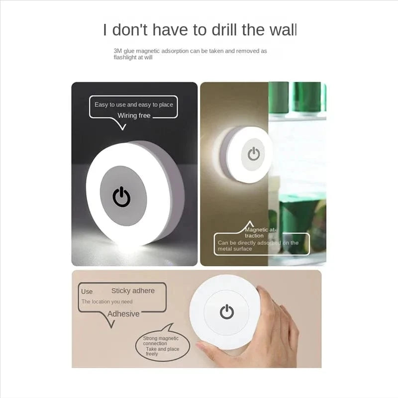Verthara Rechargeable LED Touch Night Light