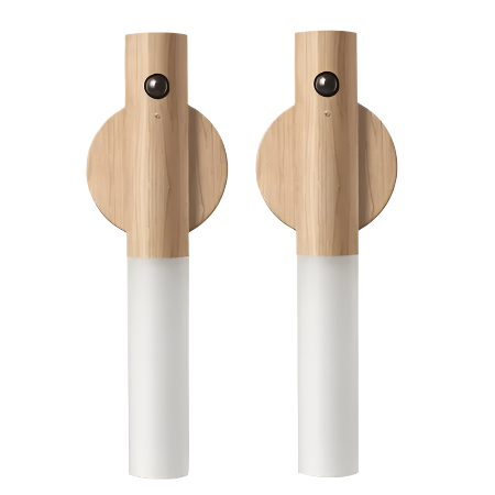 Verthara Rechargeable LED Wall Lamp with Magnetic Motion Sensor Light / 2 PCS