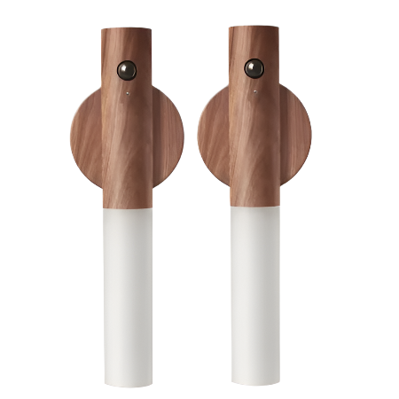 Verthara Rechargeable LED Wall Lamp with Magnetic Motion Sensor Dark / 2 PCS