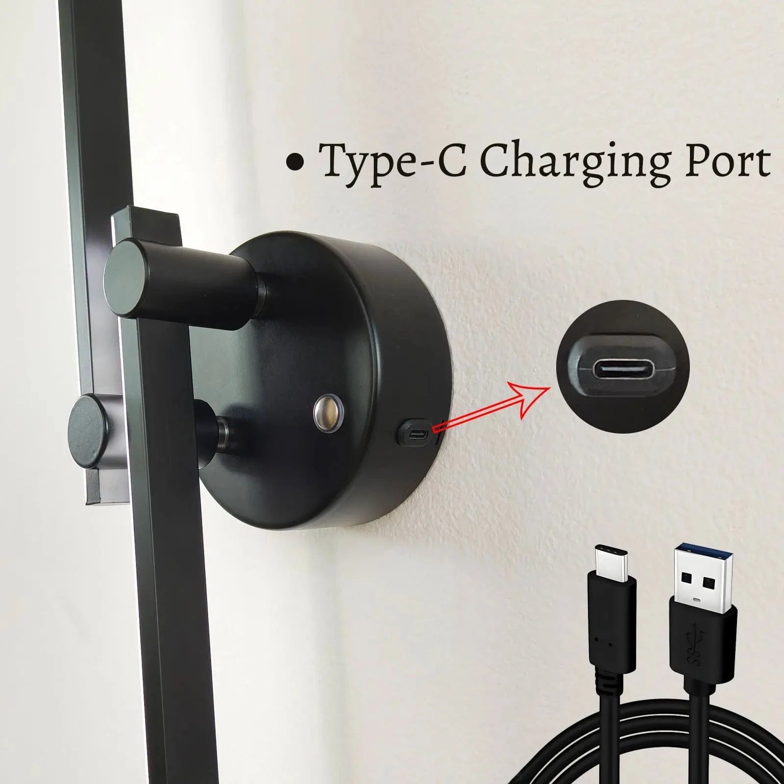 Verthara Rechargeable LED Wall Light with Remote Control – 7W Energy Efficient Outdoor Wall Sconce, Magnetic Mount, 5200mAh Battery