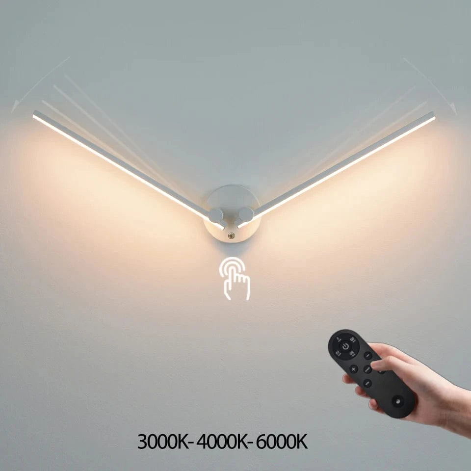 Verthara Rechargeable LED Wall Light with Remote Control – 7W Energy Efficient Outdoor Wall Sconce, Magnetic Mount, 5200mAh Battery